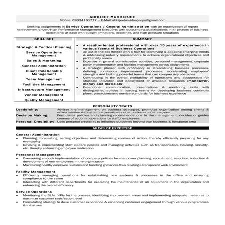 Abhijeet mukherjee cv