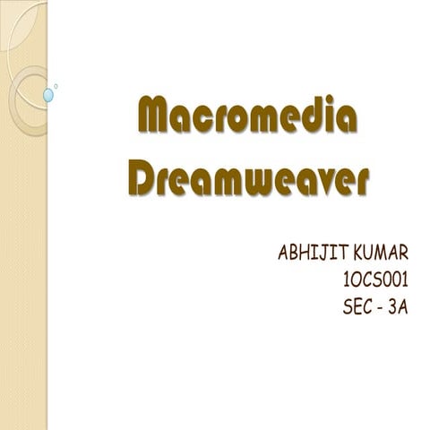 Dreamweaver_Abhijit