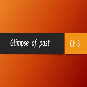 Glimpses of past class 8 English.pptx