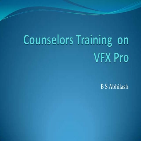 Abhilash VFX presentation