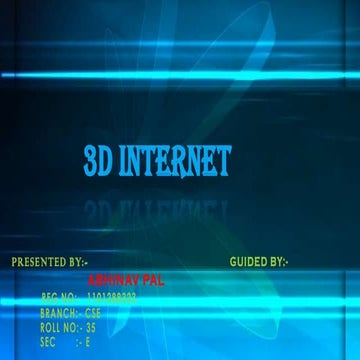 3D Internet