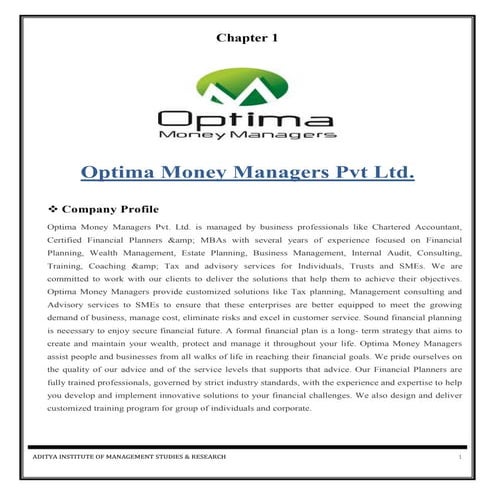 analysis of Investment option available in market 