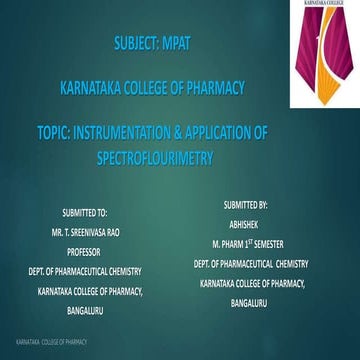 ABHISHEK S1 MPAT SPECTROFLOURIMETERY.pptx