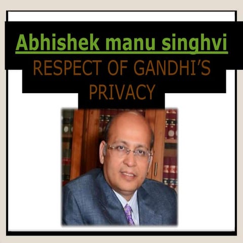 Abhishek singhvi