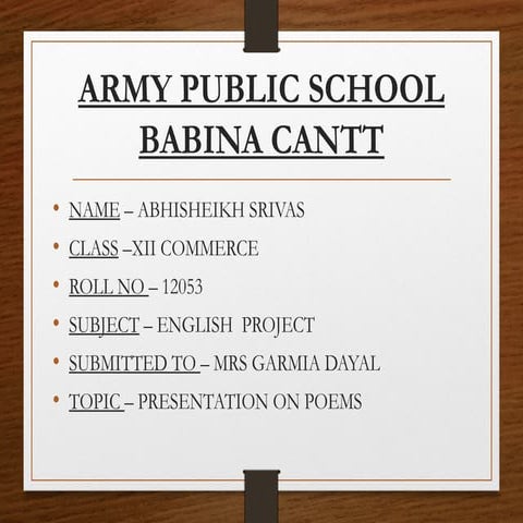 ppt  on poeam aps army schol class 12 cbse .pptx