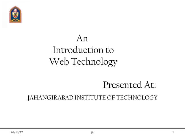 Abhishek srivastava ppt_web_tech