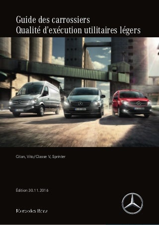 Guide des carrossiers, Qualité d'exécution utilitaires légers
