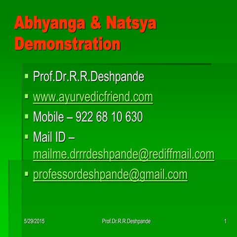 Abyanga & Natsya Demonstration