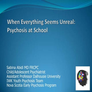 When everything seems unreal: Psych...