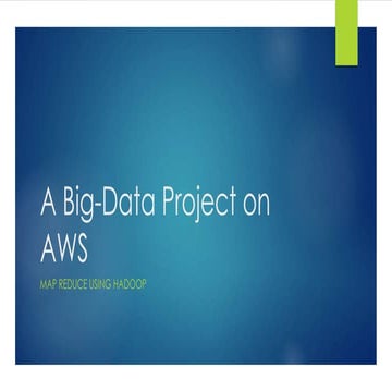 A big data project on aws
