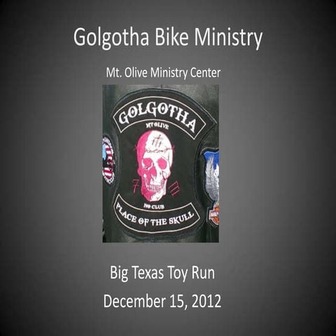 Bike Ministry Toy Run