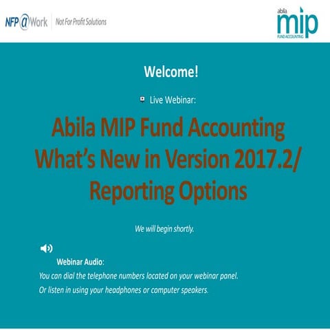 Advanced Reporting Tips & What’s New in Abila MIP 2017.2