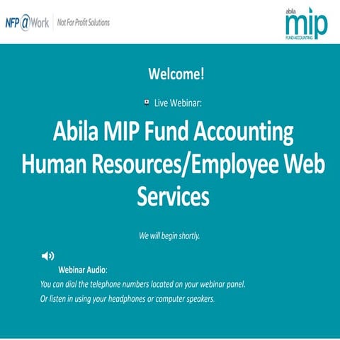 Abila MIP HR and Employee Web Services (HR-EWS)