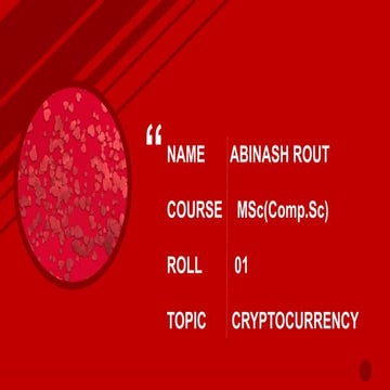 Crypto currency Ppt Presentation