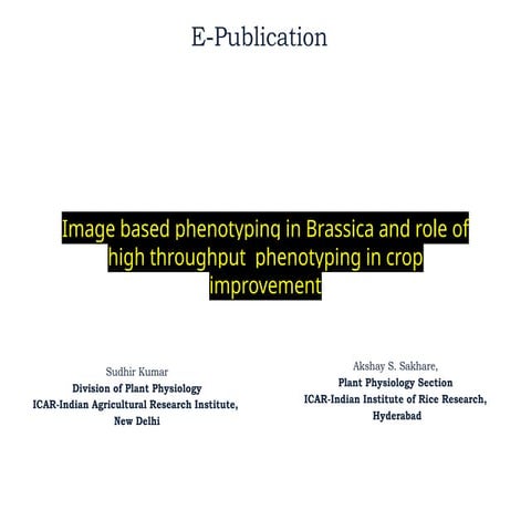 Perspectives and Challenges of Phenotyping in Crop Improvement. - Copy.pptx