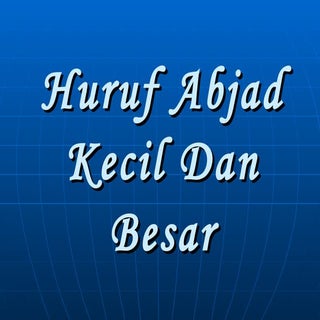 Abjad Besar dan Kecil Bergambar 