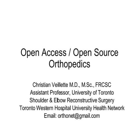 Abjs 2008 Veillette Open Access Orthopaedics