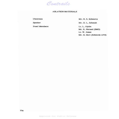 Ablation material   book