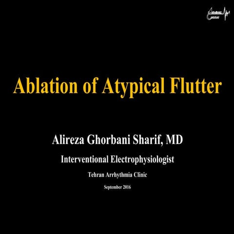 Ablation of atypical flutter | PPT