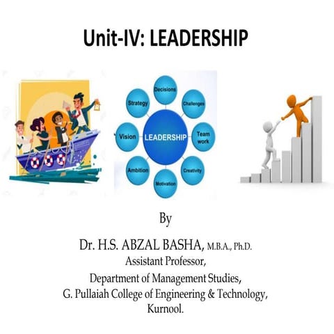 Leadership Concept, Theories and Styles