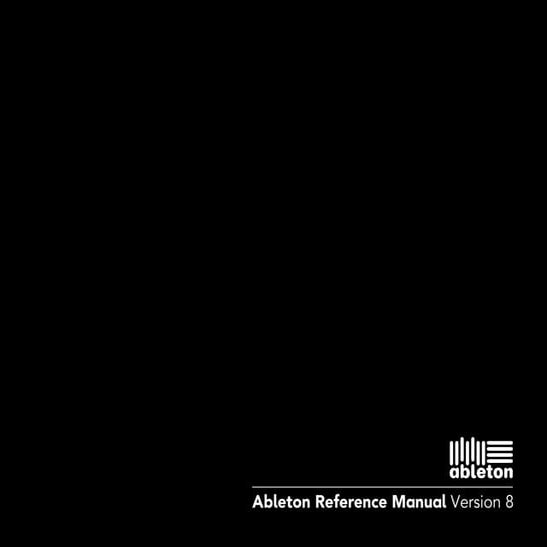 Ableton Live 8 Manual En