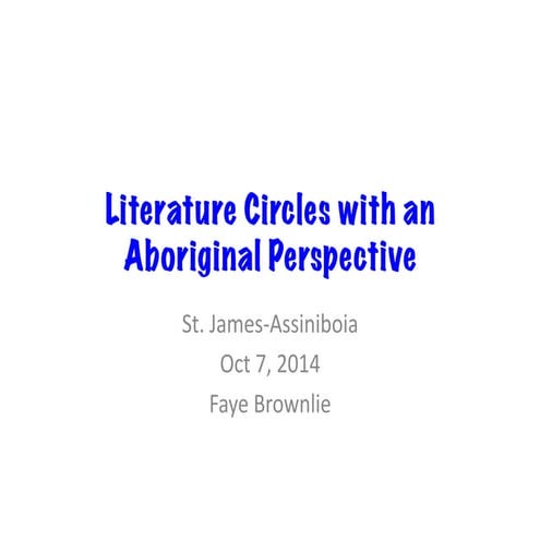 Ab lit circles.st james.assiniboia.extra slides