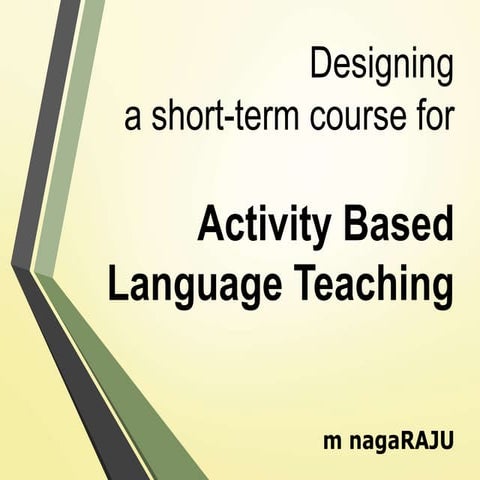 Activity Based Language Teaching