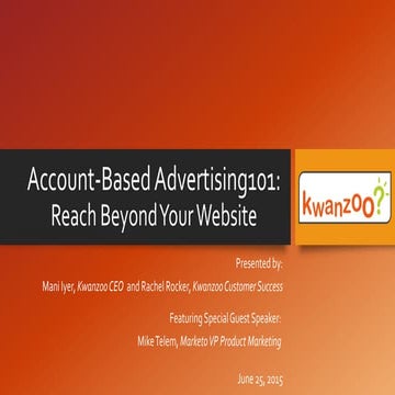 Account-Based Marketing 101