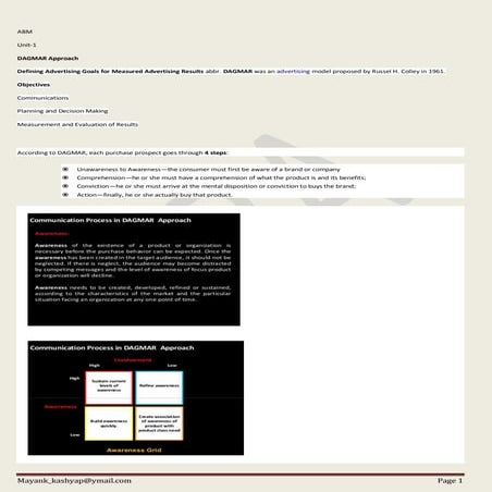 Advertising and Brand Management