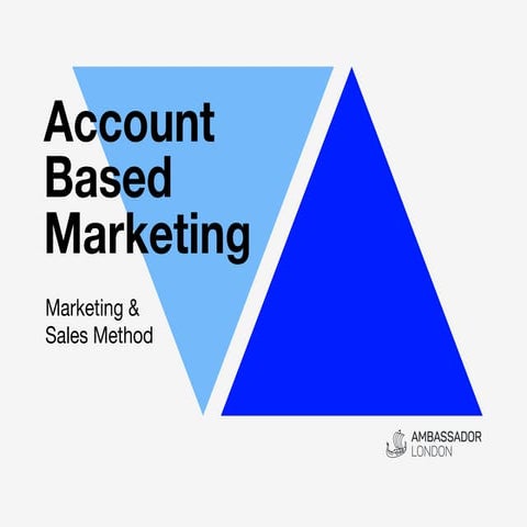 Account Based Marketing (ABM)