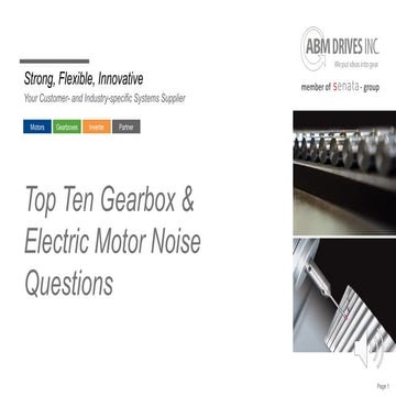 How To: Reduce Noise From a Brushed Motor | PDF