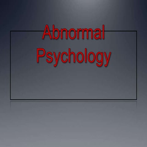 Abnormal