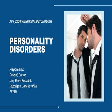 Abnormal Psychology - Personality Disorders.pdf