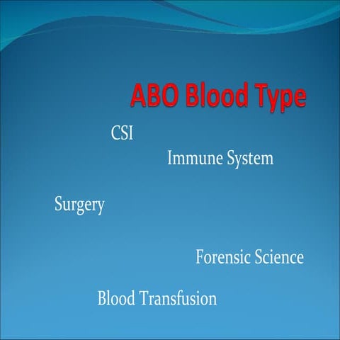 Abo blood type