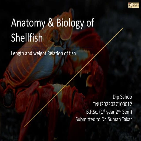 length and weight relationship of fish