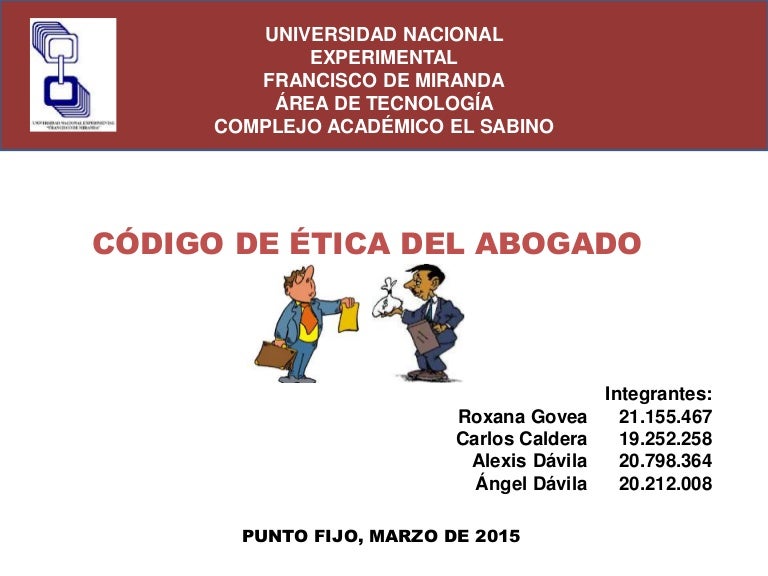 Código de ética del Abogado