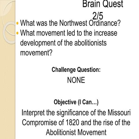 Abolitionist movement