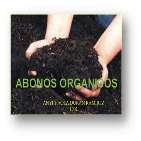 Abonos organicos