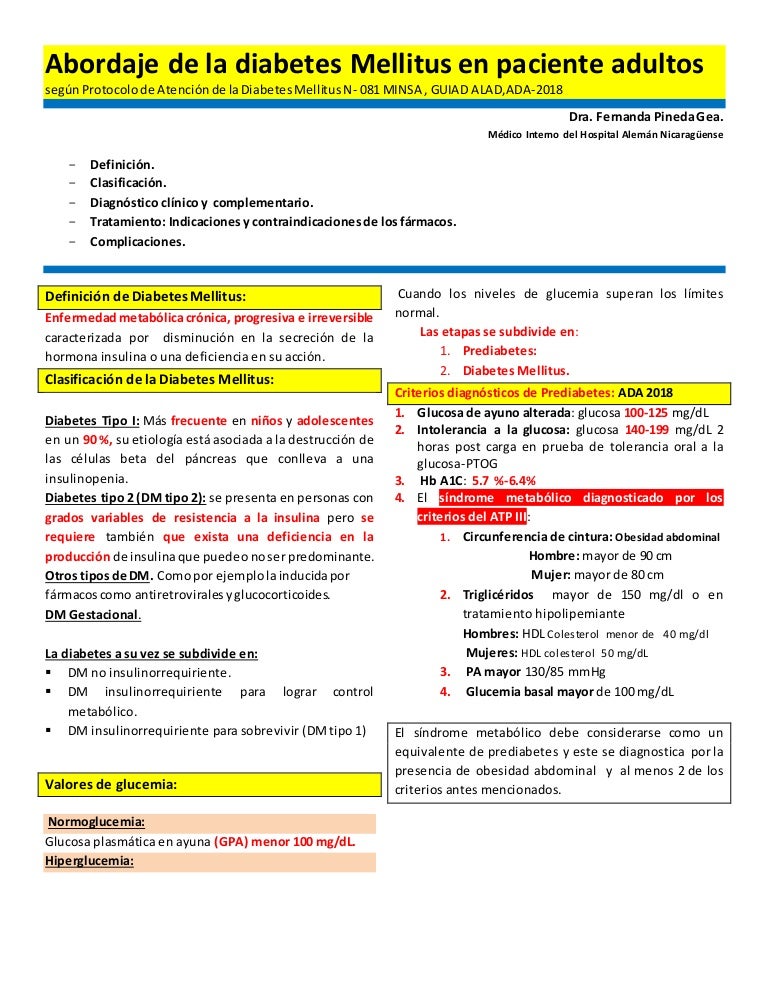 Diabetes tipo 1 manejo de días de enfermedad y pautas de insulina