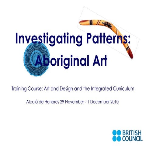 Aboriginal art presentation