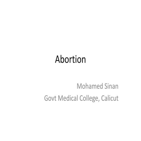 Abortion