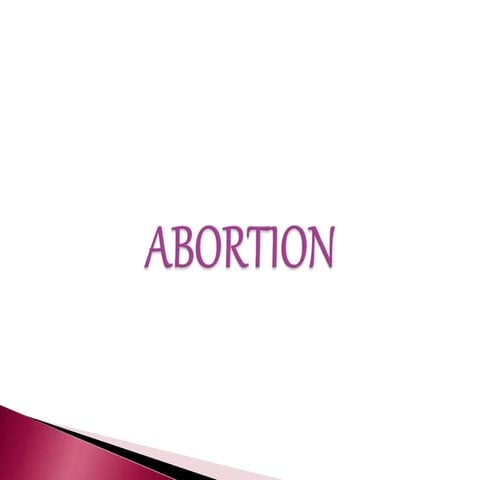 Abortion-spontaneous miscarriage