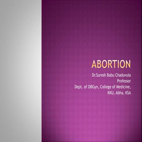 Abortion