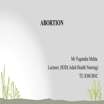 Abortion.pptx for nurses studying bachelor