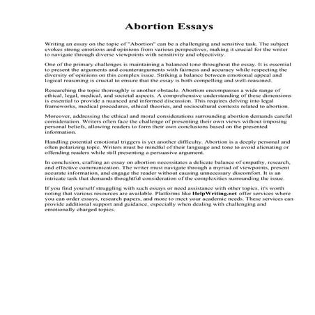 How To Write An Open Ended Essay Ap Lang | PDF