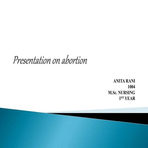 Abortion presentation