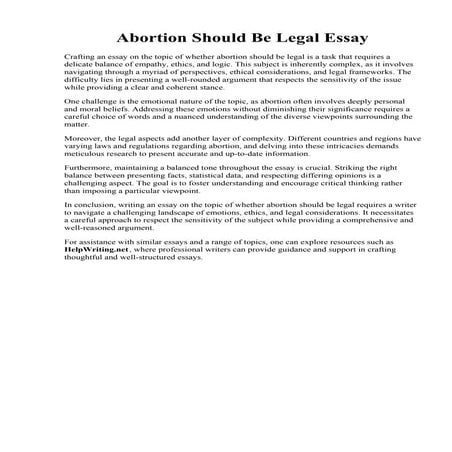 Abortion Should Be Legal Essay.pdf