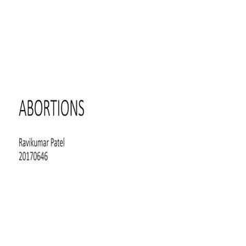 Abortions 