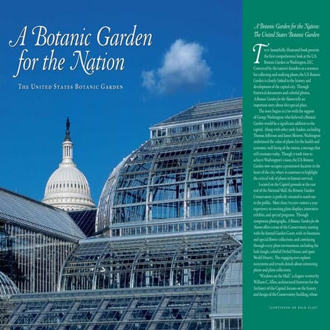 A Botanic Garden for the Nation The US Botanic Garden | PDF
