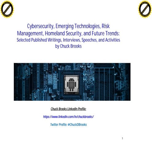 Cybersecurity, Emerging Technologies, Risk Management, Homeland Security, and...